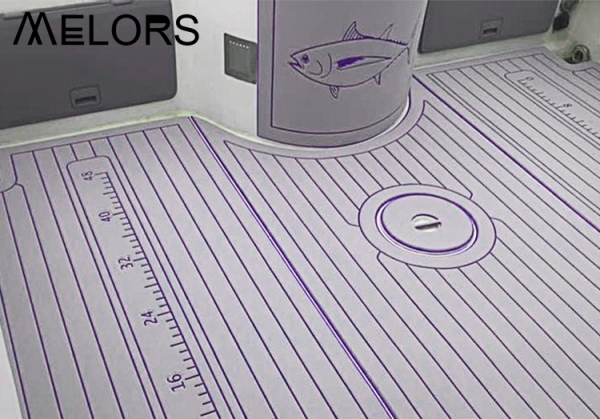 遵义EVA仿柚木灰色+紫色游艇房车船甲板地垫防潮抗UV耐磨带背胶可定制